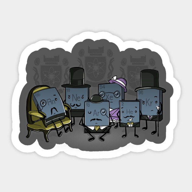 Noble Gases Sticker by wirdou